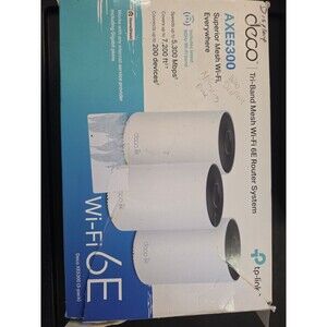 TP-LINK DECO AXE5300 5300 Mbps 3 Port Wireless Router